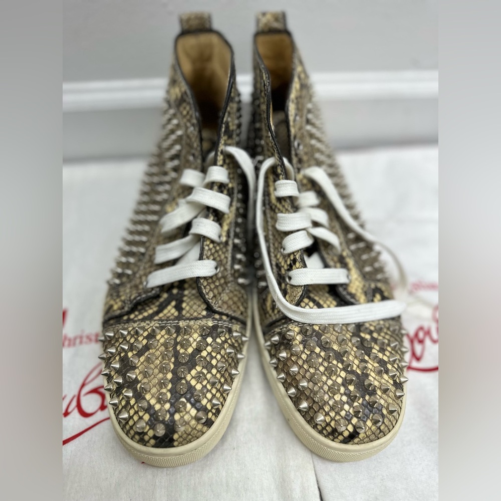 Christian louboutin men leather sneakers - Picture 2 of 7